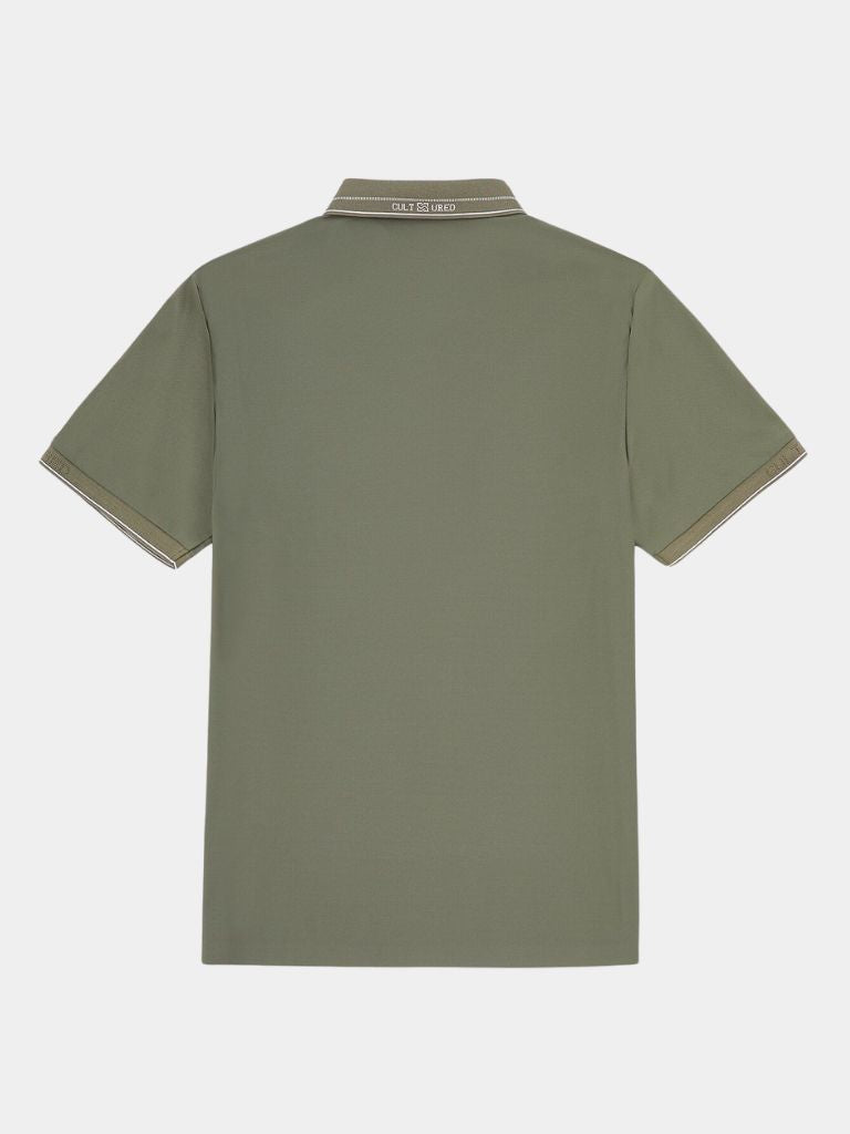 Magnus | Klassisches braunes Poloshirt