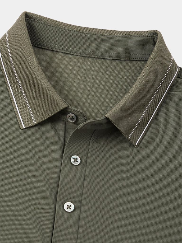Magnus | Klassisches braunes Poloshirt