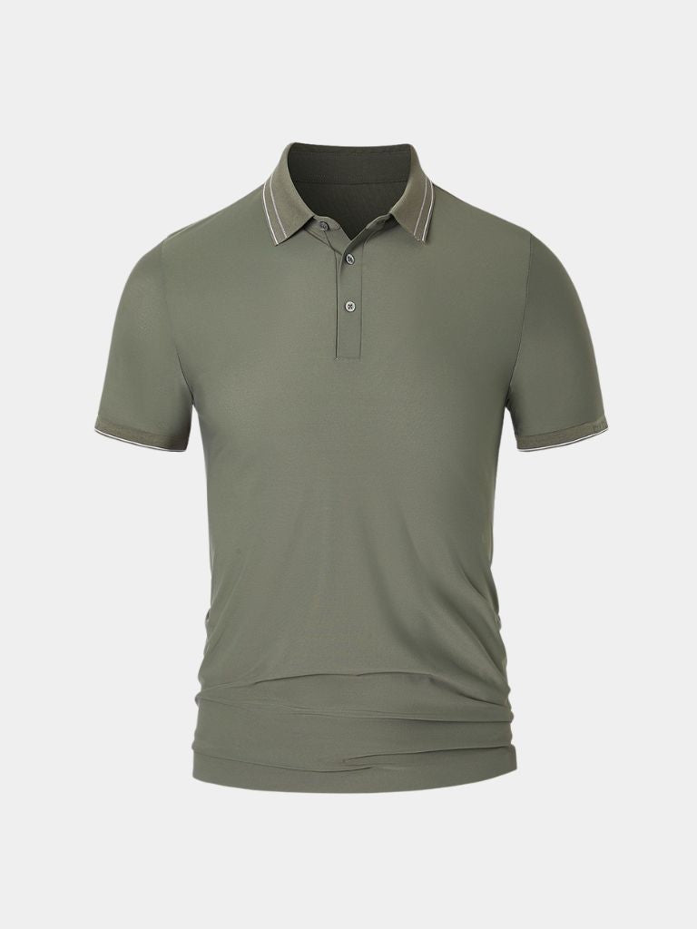 Magnus | Klassisches braunes Poloshirt