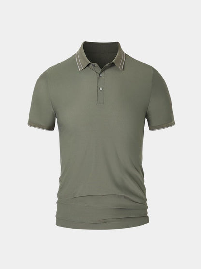 Magnus | Klassisches braunes Poloshirt