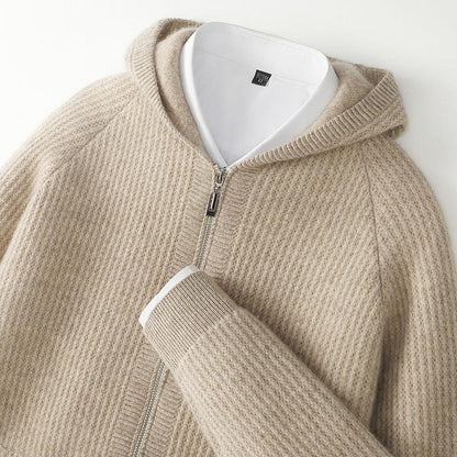 Petra-Marie | Zip-Hoodie in Kaschmir-Optik