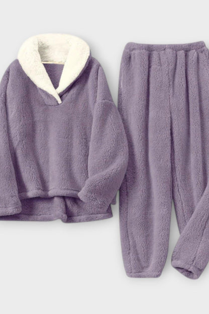 Maya | Weiches Strickoberteil & Hose Set