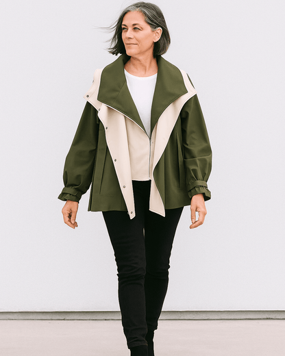 Marisa | Wasserabweisende Colorblock-Jacke
