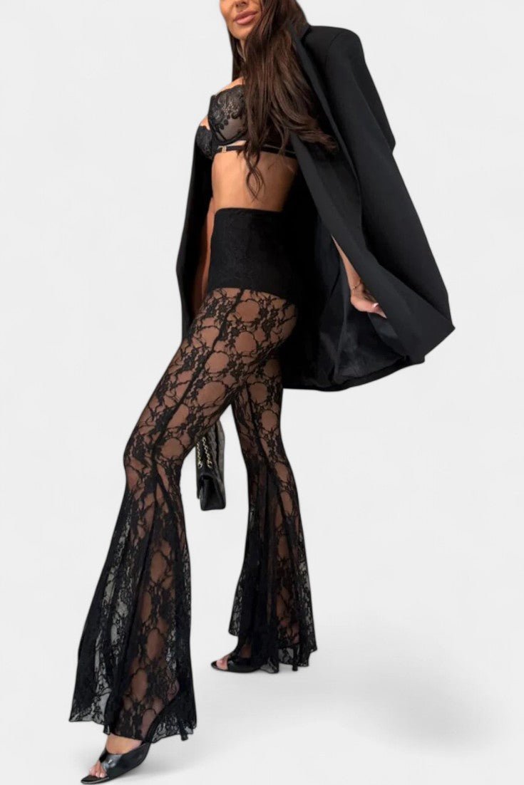 Melody | Blazer & Spitzenhose Set