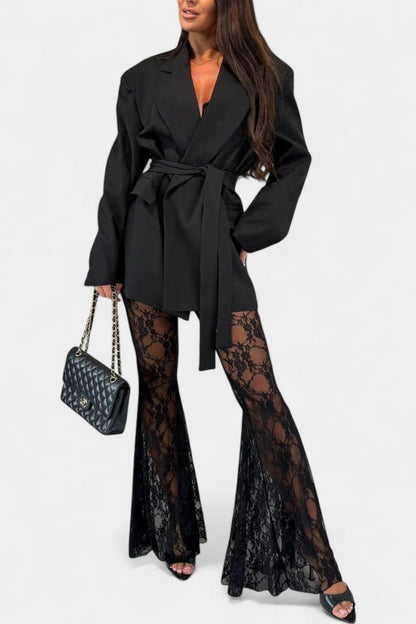Melody | Blazer & Spitzenhose Set