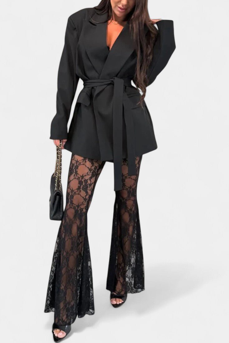 Melody | Blazer & Spitzenhose Set