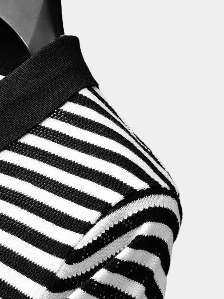 Moritz | Schwarz-weiß gestreiftes Poloshirt