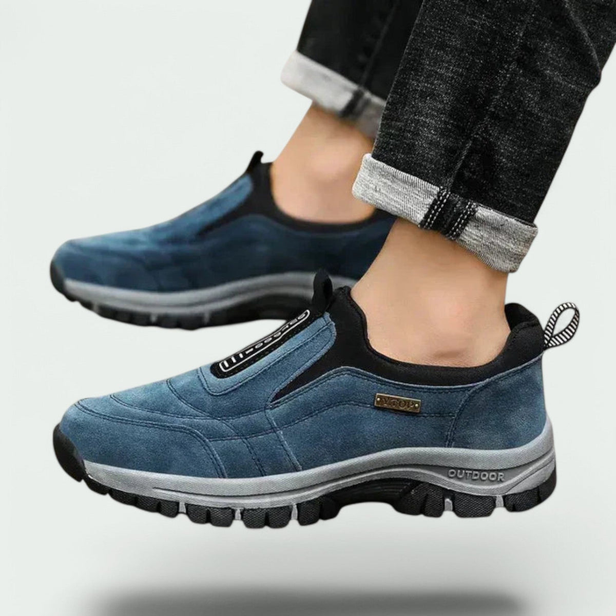 Moritz | Blaue Freizeit-Slipper