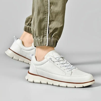 Mathias | Dunkelblaue Freizeit-Sneaker