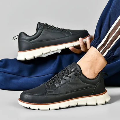 Mathias | Dunkelblaue Freizeit-Sneaker