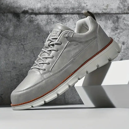 Mathias | Dunkelblaue Freizeit-Sneaker