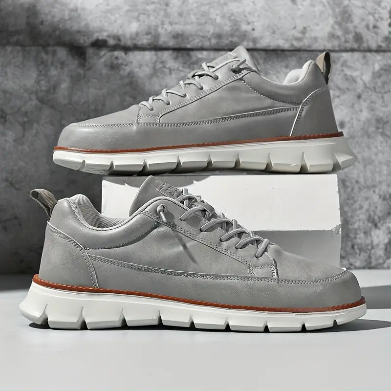 Mathias | Dunkelblaue Freizeit-Sneaker