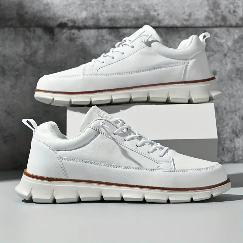 Mathias | Dunkelblaue Freizeit-Sneaker