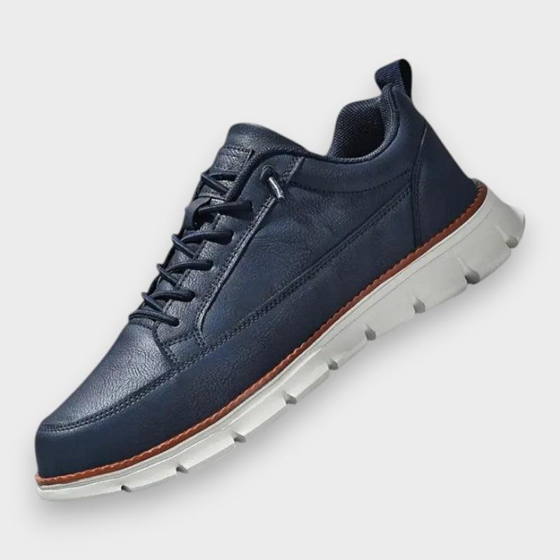 Mathias | Dunkelblaue Freizeit-Sneaker