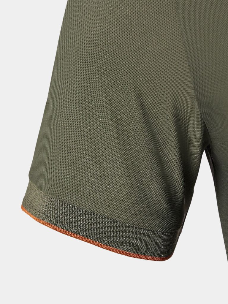 Matthias | Klassisches olivgrünes Poloshirt