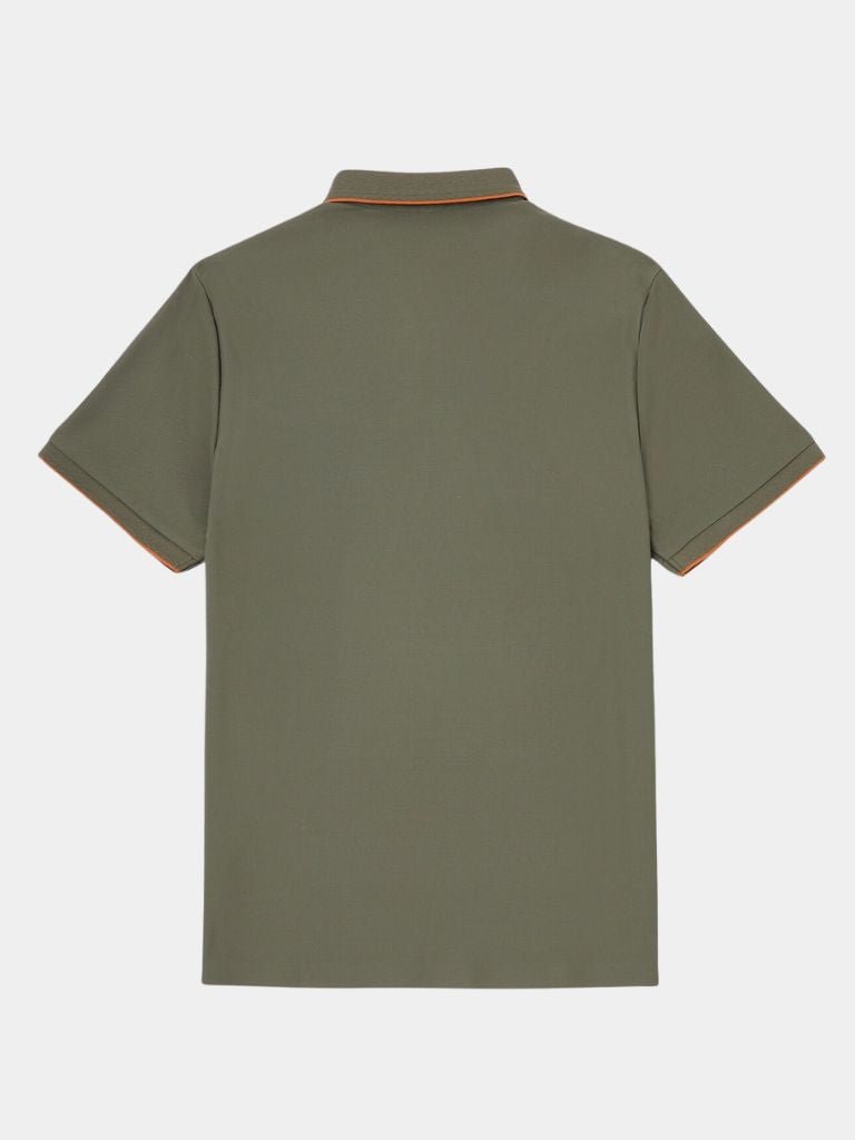 Matthias | Klassisches olivgrünes Poloshirt