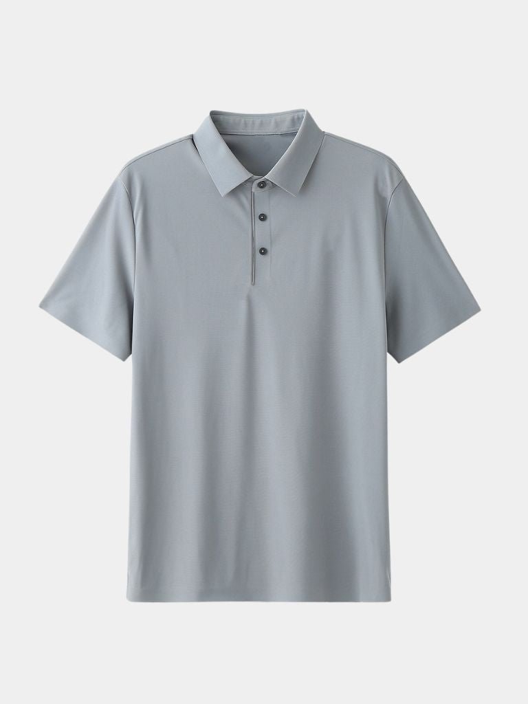 Meinhard | Klassisches salbeigrünes Poloshirt