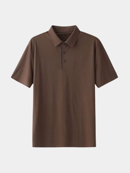 Meinhard | Klassisches salbeigrünes Poloshirt