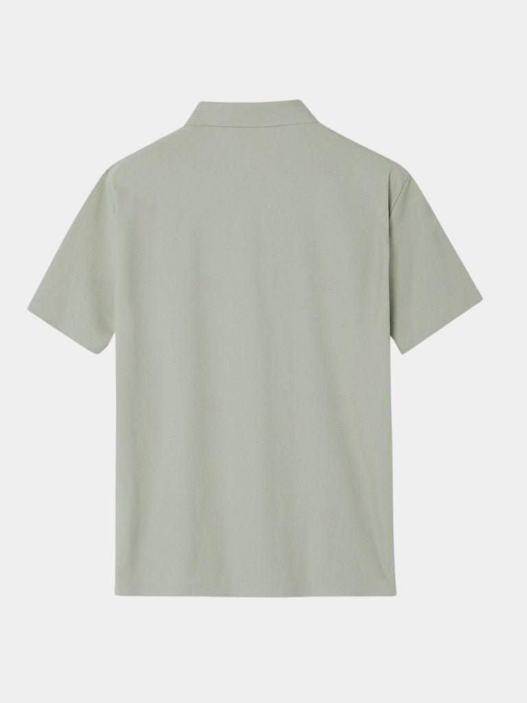 Meinhard | Klassisches salbeigrünes Poloshirt