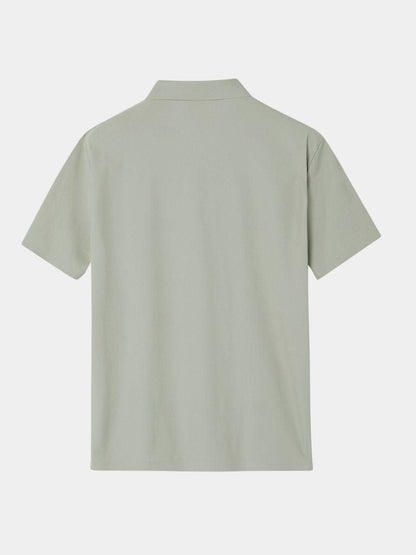 Meinhard | Klassisches salbeigrünes Poloshirt