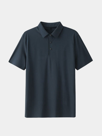 Meinhard | Klassisches salbeigrünes Poloshirt