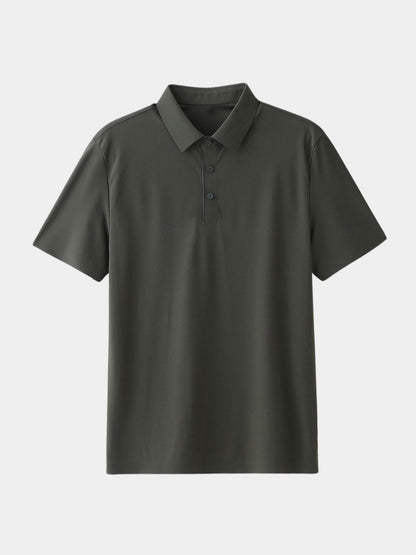 Meinhard | Klassisches salbeigrünes Poloshirt