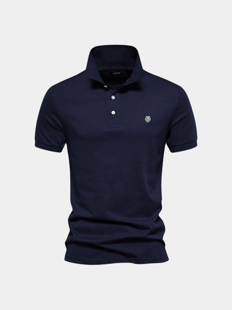 Nils | Klassisches dunkelblaues Poloshirt