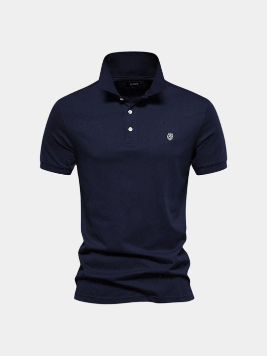 Nils | Klassisches dunkelblaues Poloshirt