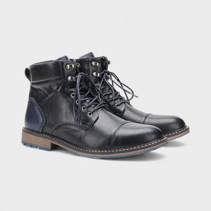 Maximilian | Graue Freizeit-Schnürstiefel