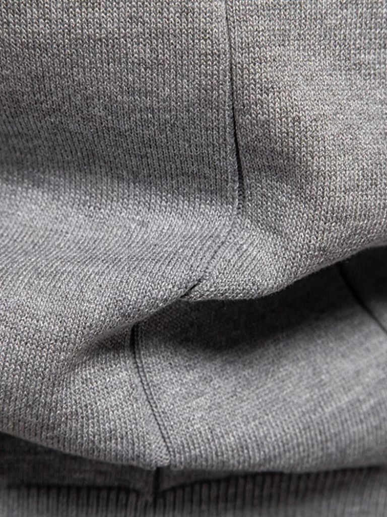 Olaf | Camelbraunes Strick-Poloshirt mit Reißverschlusskragen