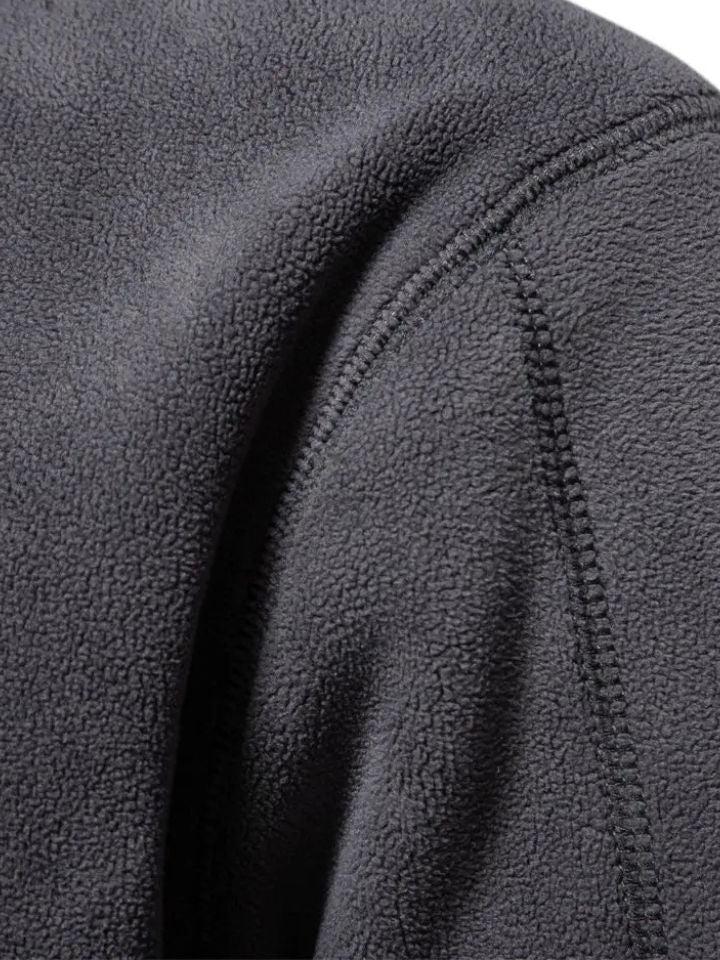 Oliver | Grauer Troyer aus Fleece