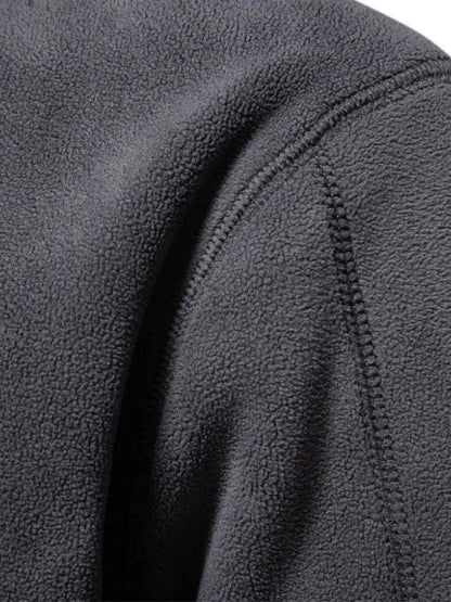 Oliver | Grauer Troyer aus Fleece