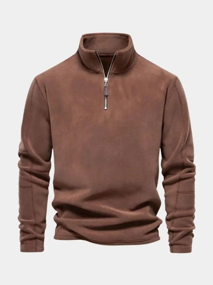 Oliver | Grauer Troyer aus Fleece