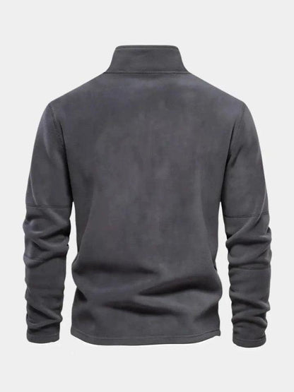Oliver | Grauer Troyer aus Fleece