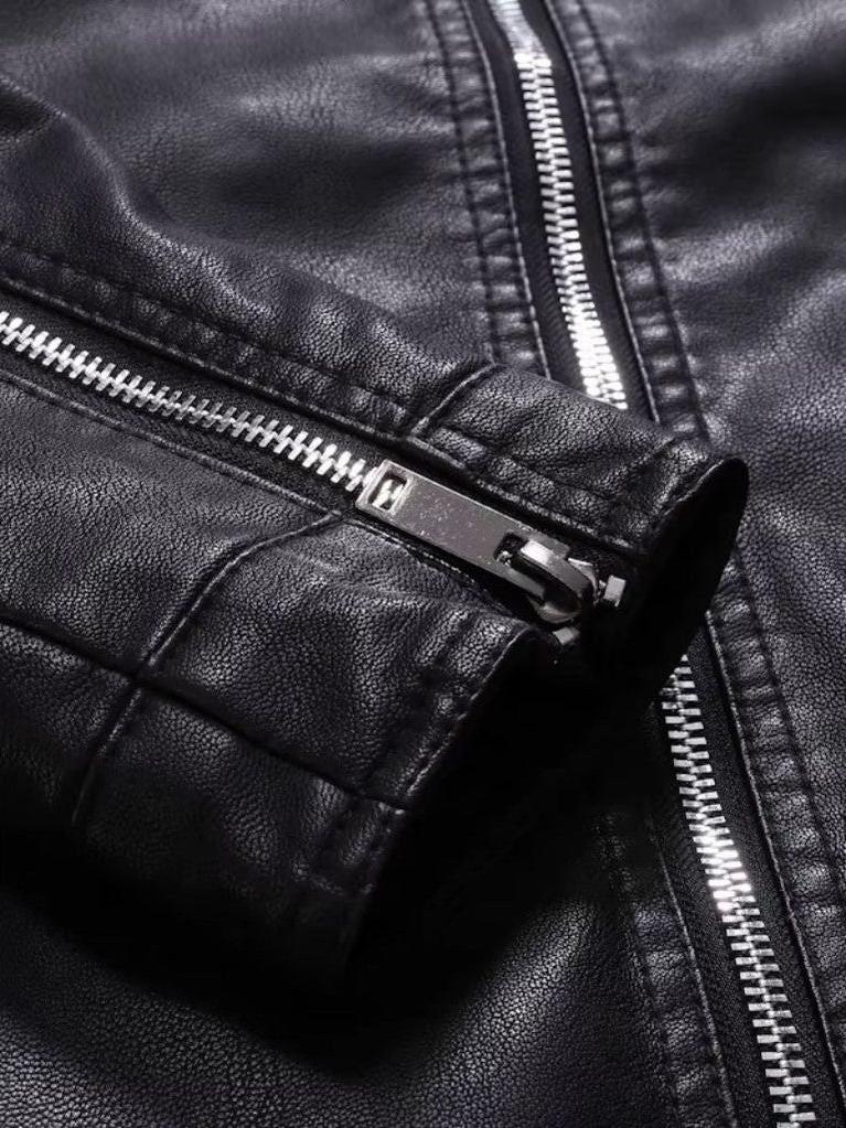 Meinhard | Schwarze Bikerjacke