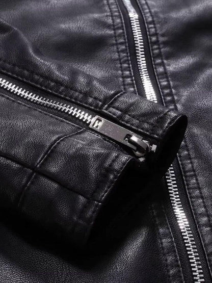 Meinhard | Schwarze Bikerjacke