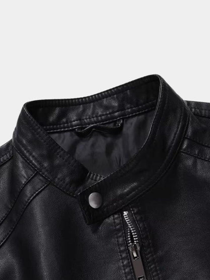 Meinhard | Schwarze Bikerjacke