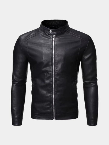 Meinhard | Schwarze Bikerjacke