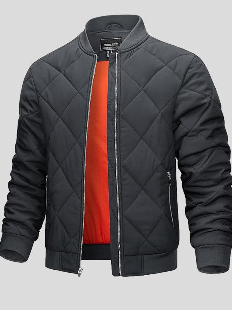 Otto | Schwarze gesteppte Bomberjacke
