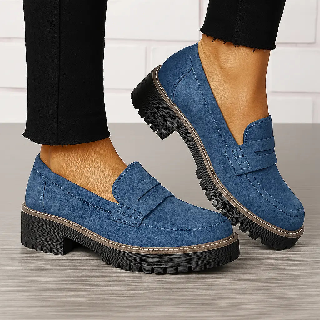 Nadia | Loafer in Veloursoptik