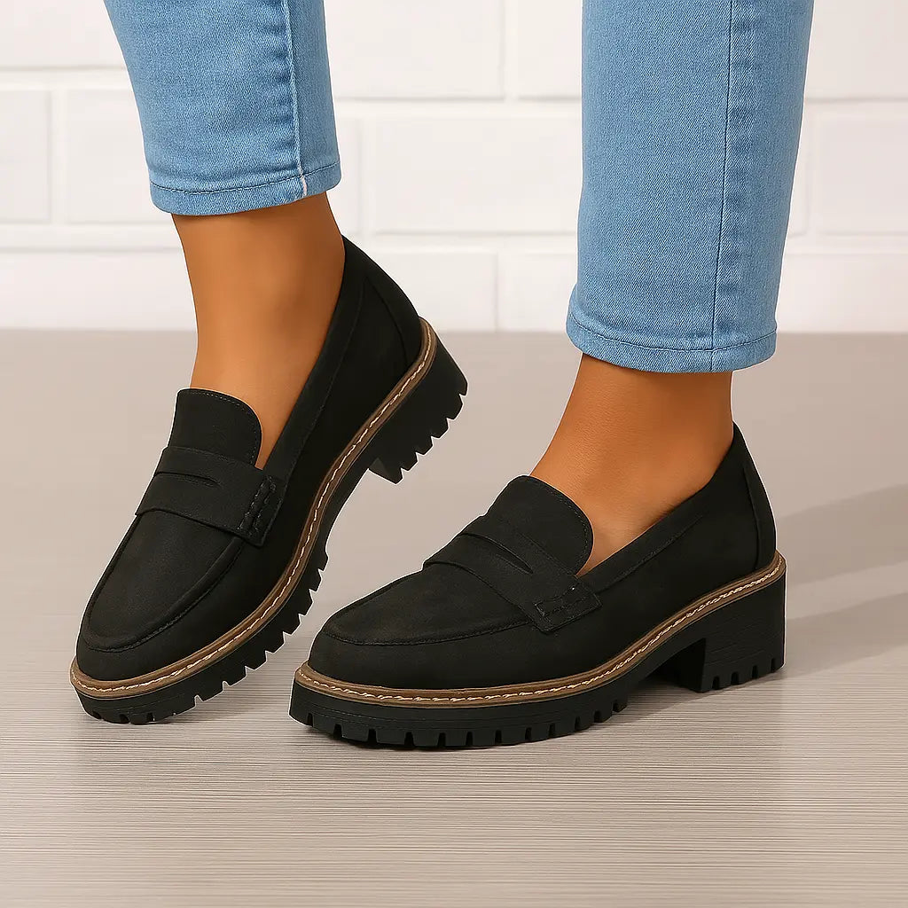 Nadia | Loafer in Veloursoptik