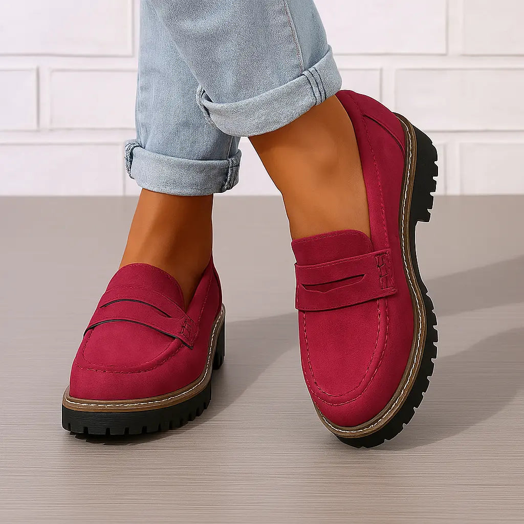 Nadia | Loafer in Veloursoptik