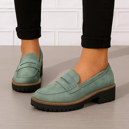 Nadia | Loafer in Veloursoptik