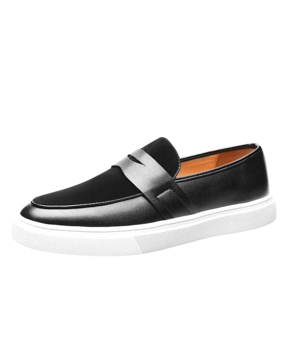 Heinrich | Schwarze Penny-Loafer in Lederoptik