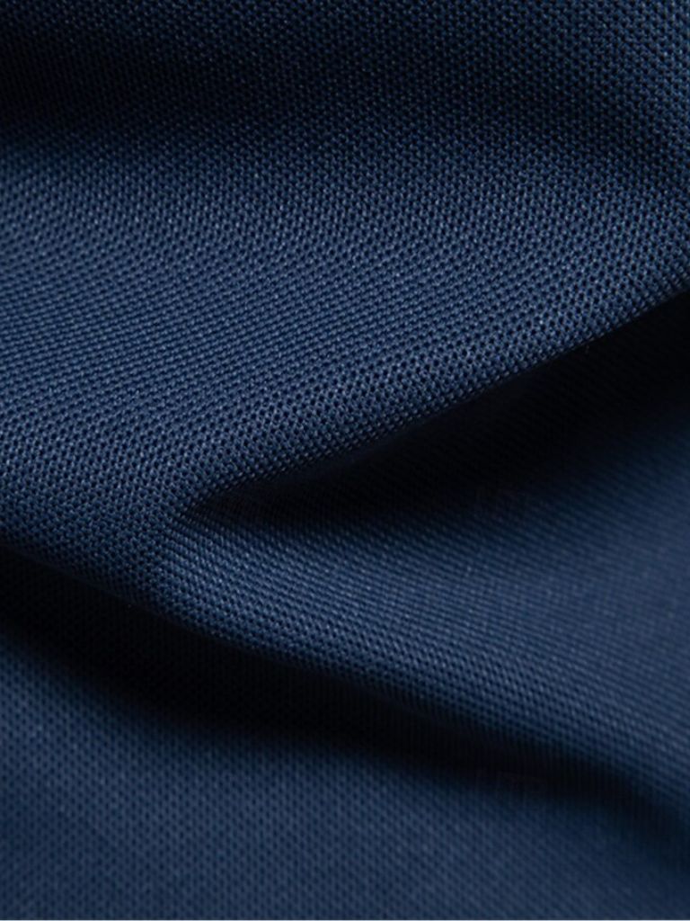 Rainer | Weißes Poloshirt mit Kontraststreifen