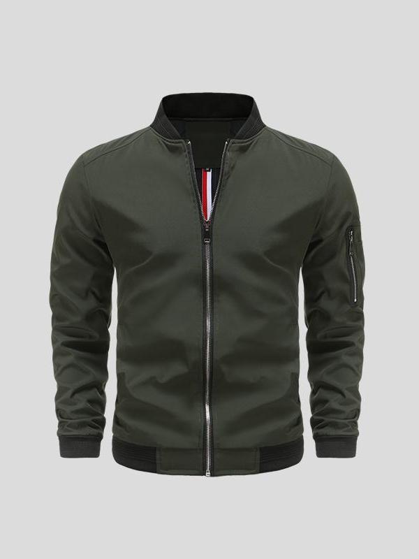 Rainer | Olivgrüne Bomberjacke