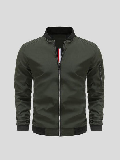 Rainer | Olivgrüne Bomberjacke