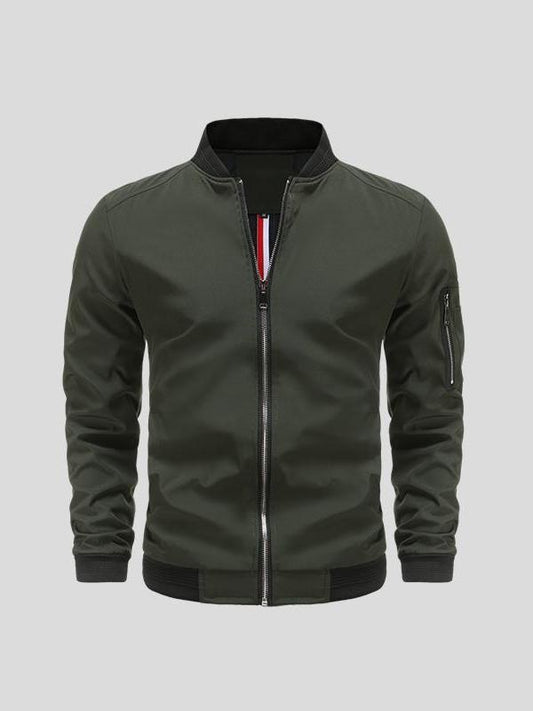 Rainer | Olivgrüne Bomberjacke