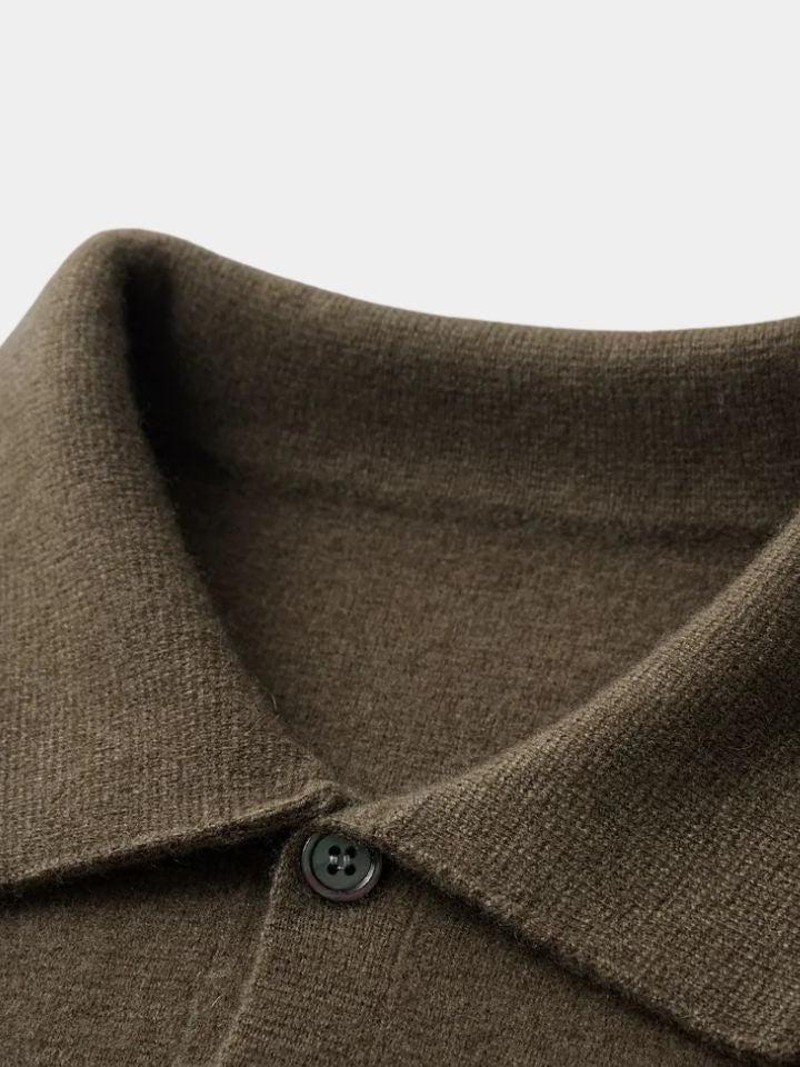 Noah | Camelfarbene Strickjacke mit Knopfleiste