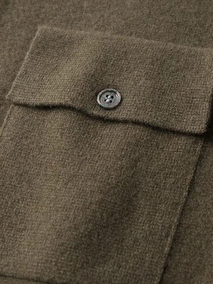 Noah | Camelfarbene Strickjacke mit Knopfleiste